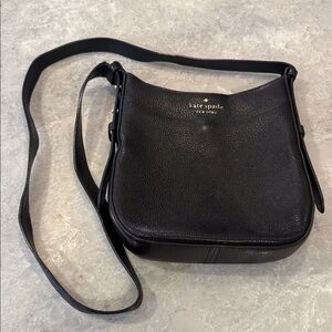 Kate Spade Black Pebbled Leather Shoulder Bag